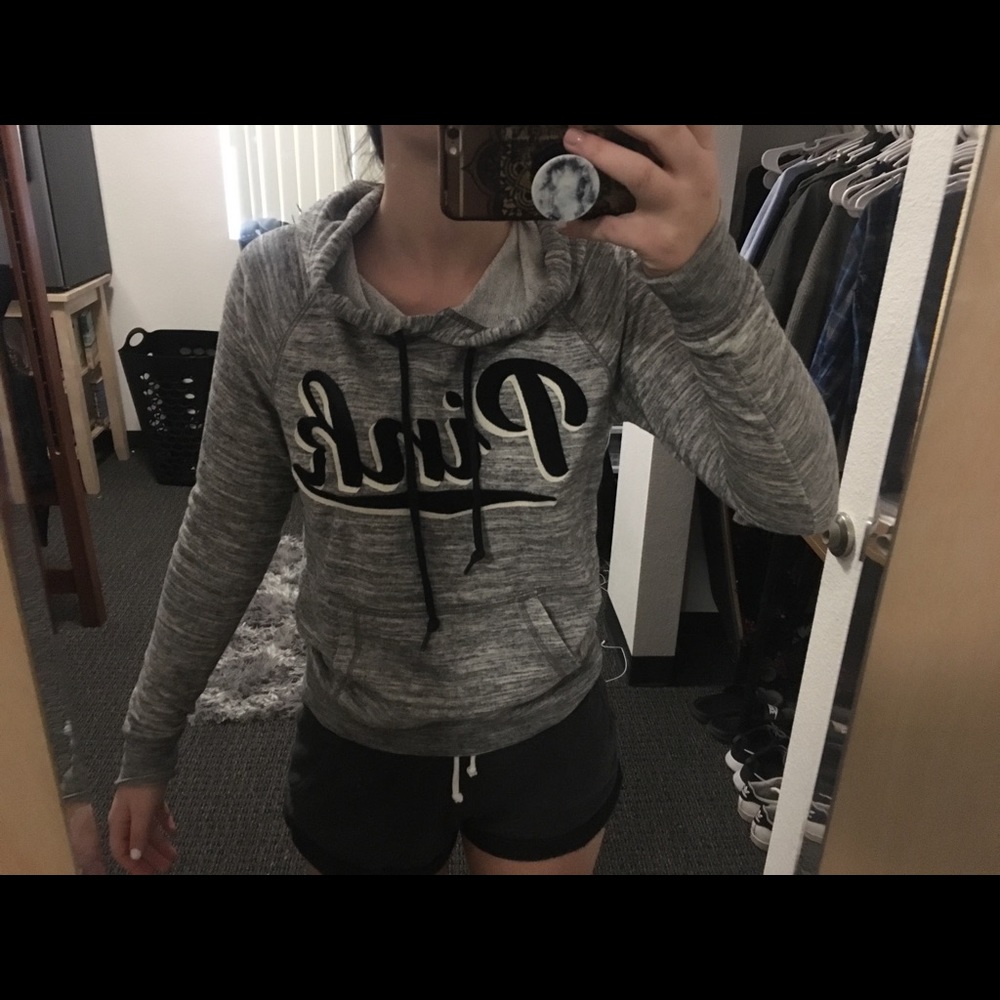 Pink hoodie